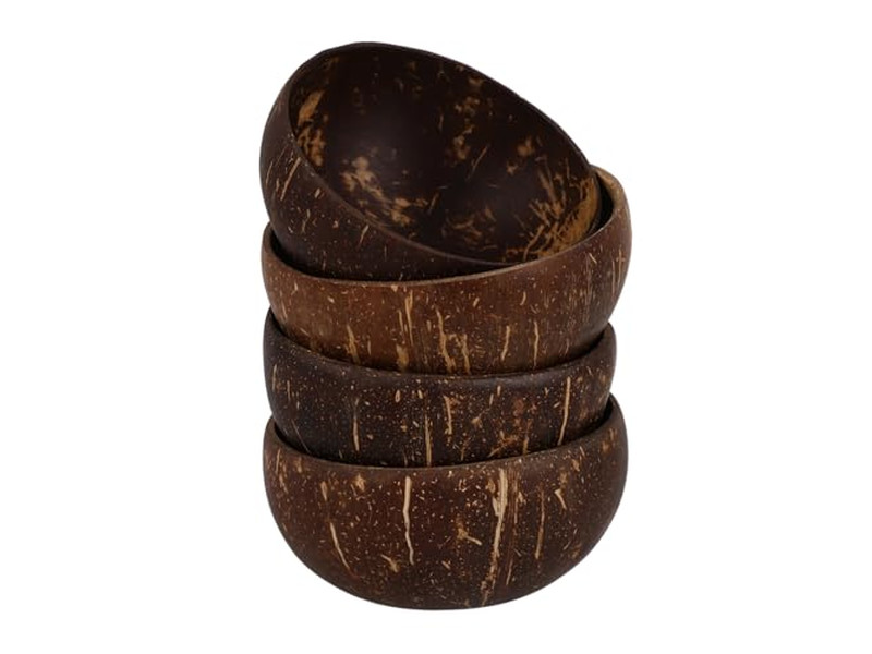 وعاء جوز الهند للعشاء أوعية فارغة حرف يدوية قشرة صغيرة بسيطة