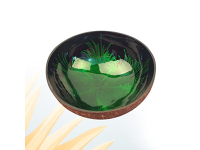 وعاء تقديم مجموعة من 4 أوعية جوز الهند المصقولة من تايلاند