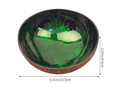 وعاء تقديم مجموعة من 4 أوعية جوز الهند المصقولة من تايلاند