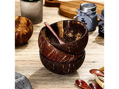 وعاء جوز الهند طباعة رخيصة كبيرة ثقوب بيضاء صناديق شعار جوز الهند أسلوب الأوعية