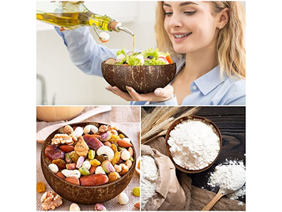 مجموعة جوز الهند وعاء الخيزران فنجان جوز الهند شموع الصويا جرار الشموع دفاية عيد الفصح