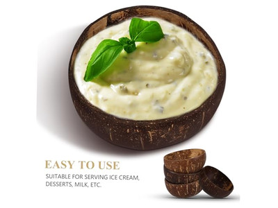 وعاء جوز الهند للعشاء أوعية فارغة حرف يدوية قشرة صغيرة بسيطة