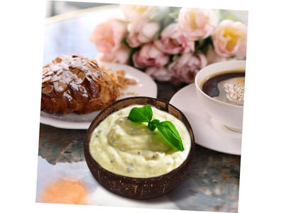 وعاء جوز الهند للعشاء أوعية فارغة حرف يدوية قشرة صغيرة بسيطة