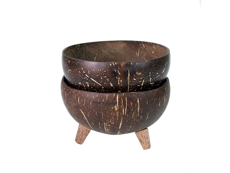 أوعية جوز الهند المطلية مجموعة أوعية ملعقة متعددة الألوان أفضل سعر مخصص