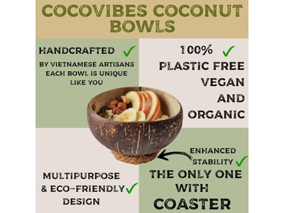 وعاء جوز الهند ماكرامي مطبوع 8 بوصات قشور فارغة 6 زهور