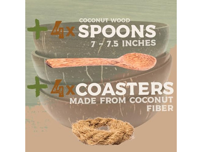 وعاء جوز الهند ماكرامي مطبوع 8 بوصات قشور فارغة 6 زهور