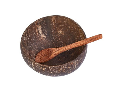 وعاء جوز الهند متعدد الألوان أوعية مخصصة فريدة شمعة كبيرة للسلطة للأكل