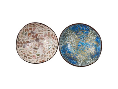 وعاء قشرة الراتنج الخشبية أوعية زخرفية مخصصة من الحجر وعجينة بالي