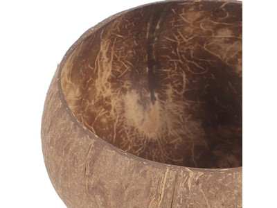 ملعقة وعاء جوز الهند الخشبي المنحوت جودة الزفاف أمان الأوعية الصغيرة