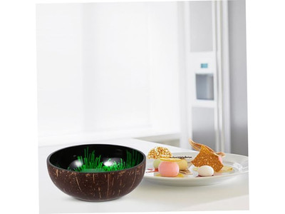 وعاء طبيعي من تايلاند مجموعة سلطانية أكاسيا آمنة للطعام بألوان جوز الهند