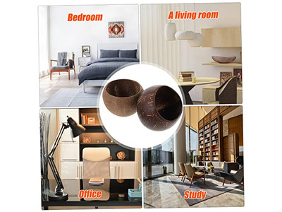 وعاء جوز الهند الفيتنامي شمعة شمع عيد الميلاد وعاء إبداعي شمعة قشرة جوز الهند